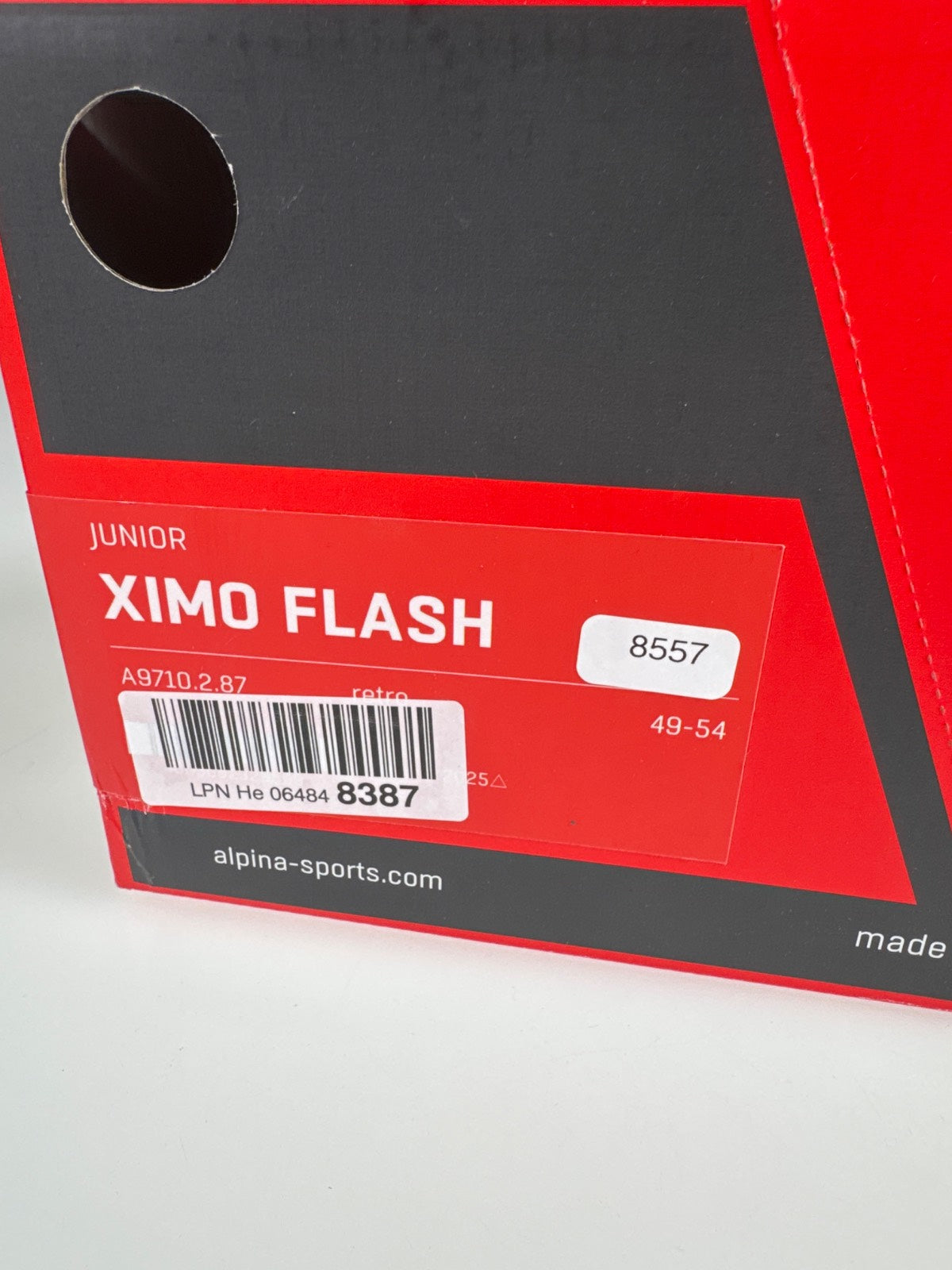 ALPINA XIMO Flash Fahrradhelm - Größe 49-54cm #8557 