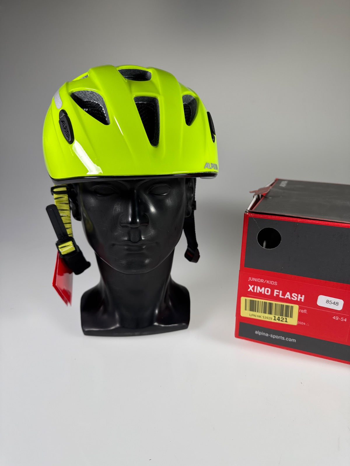 ALPINA Ximo Flash Fahrradhelm - Größe 49-54cm #8548 