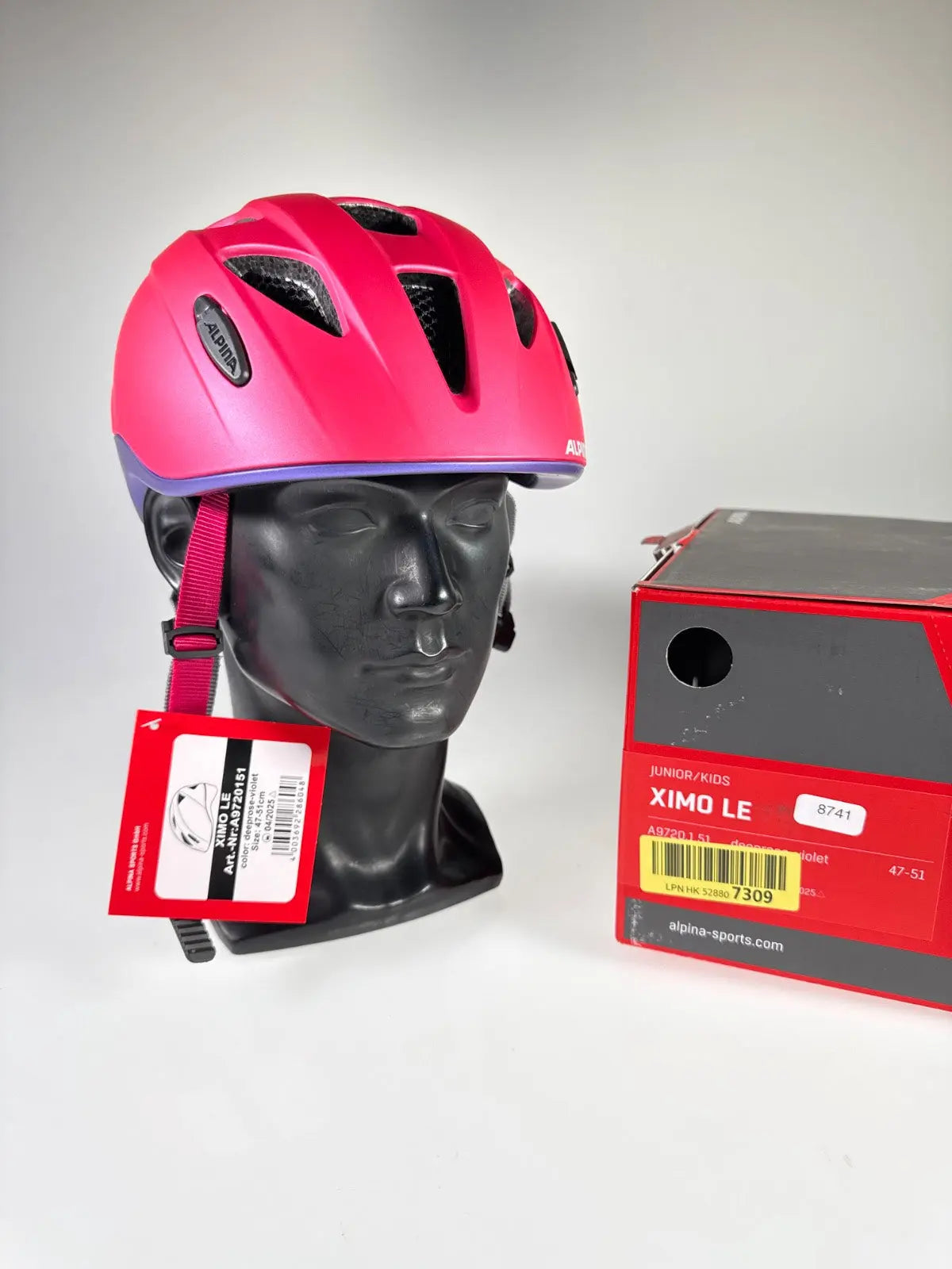 ALPINA Ximo L.E. Fahrradhelm - Größe 47-51cm #8741 