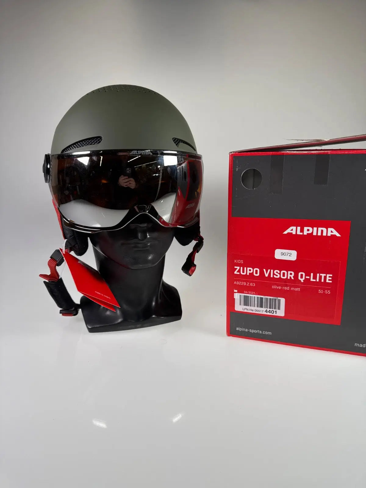 ALPINA ZUPO Visor Q-LITE Skihelm - Größe 51-55cm #9072