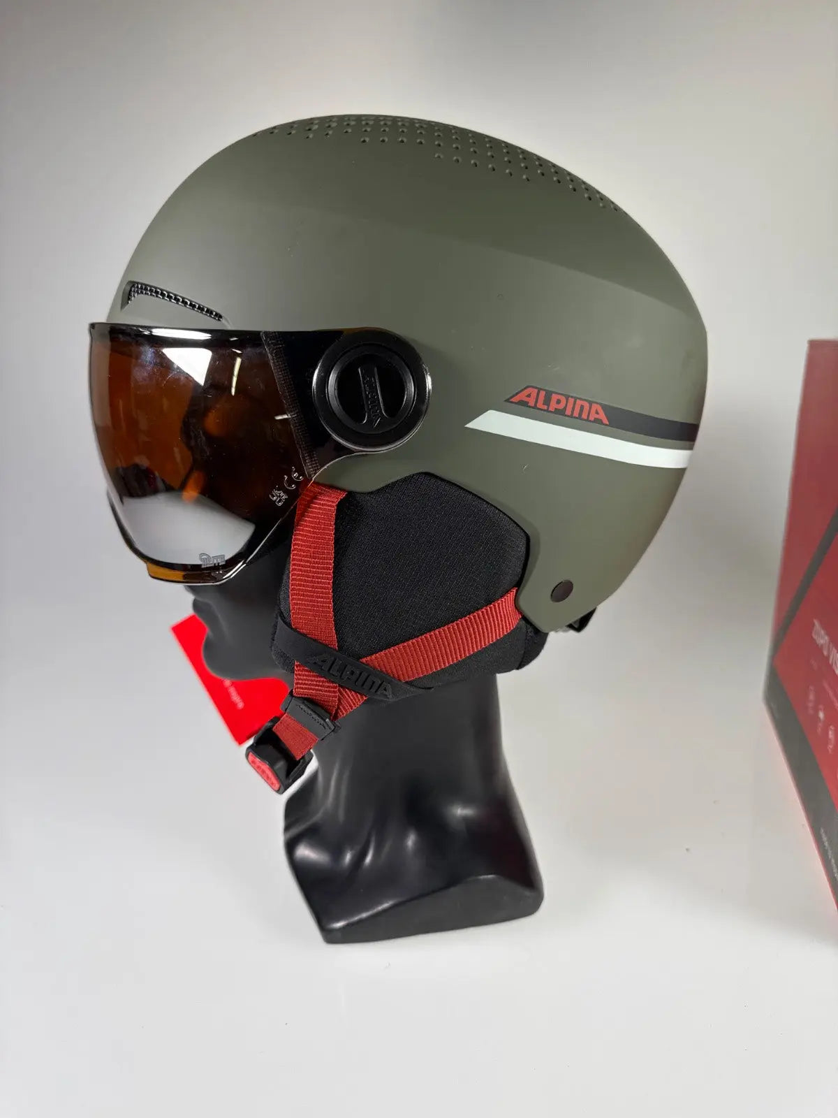 ALPINA ZUPO Visor Q-LITE Skihelm - Größe 51-55cm #9072 