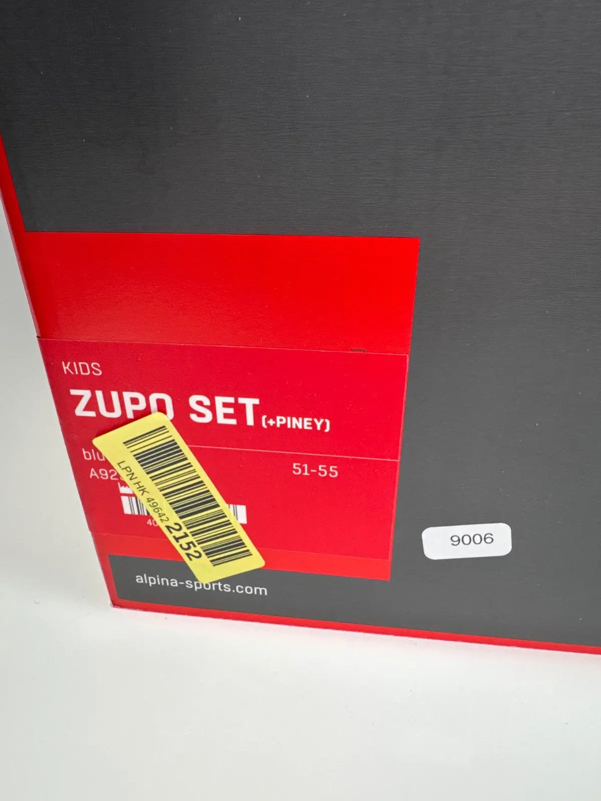 ALPINA Zupo Set Skihelm - Größe 51-55cm #9006 