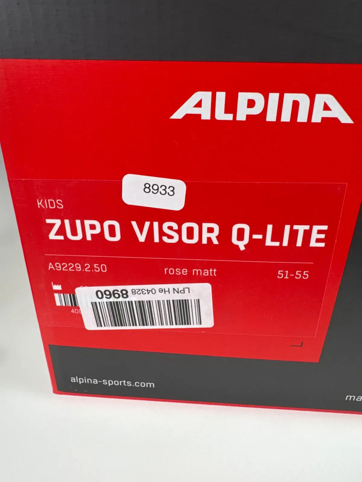 ALPINA Zupo Visor Q-LITE Skihelm - Größe 51-55cm #8933 