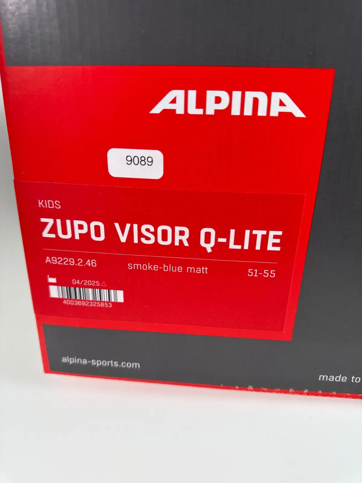 ALPINA Zupo Visor Q-Lite Skihelm - Größe 51-55cm #9089 