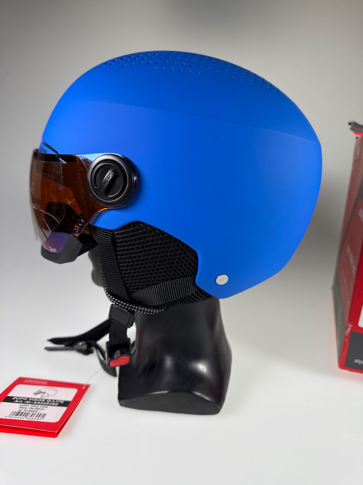 ALPINA Zupo Visor Q-Lite Skihelm - Größe 54-58cm #8527 