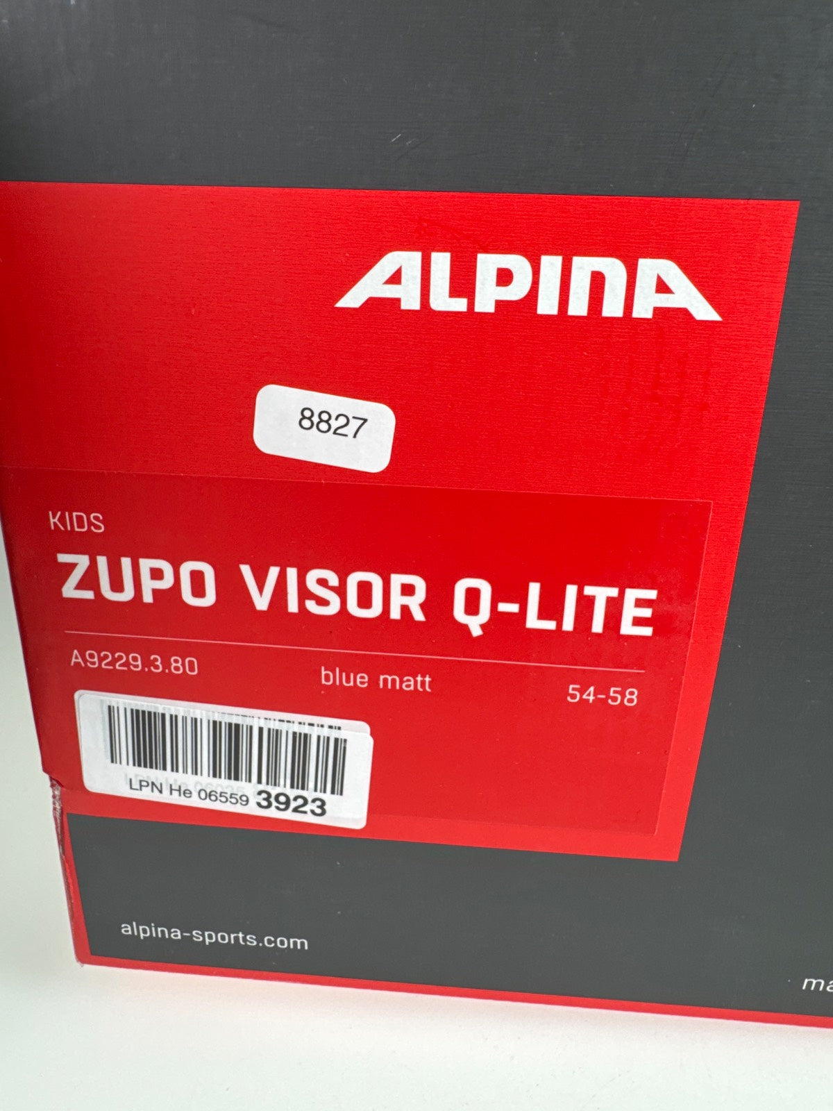 ALPINA Zupo Visor Q-Lite Skihelm - Größe 54-58cm #8527 