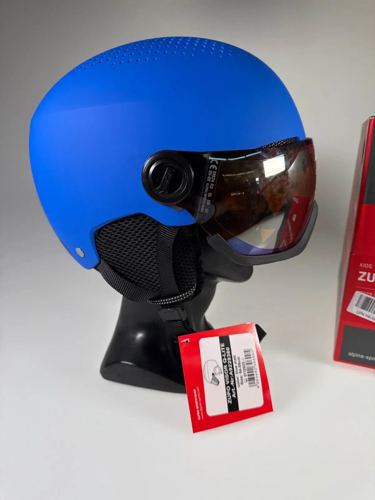 ALPINA Zupo Visor Q-Lite Skihelm - Größe 54-58cm #8935 