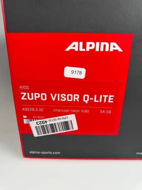 ALPINA Zupo Visor Q-Lite Skihelm - Größe 54-58cm #9178