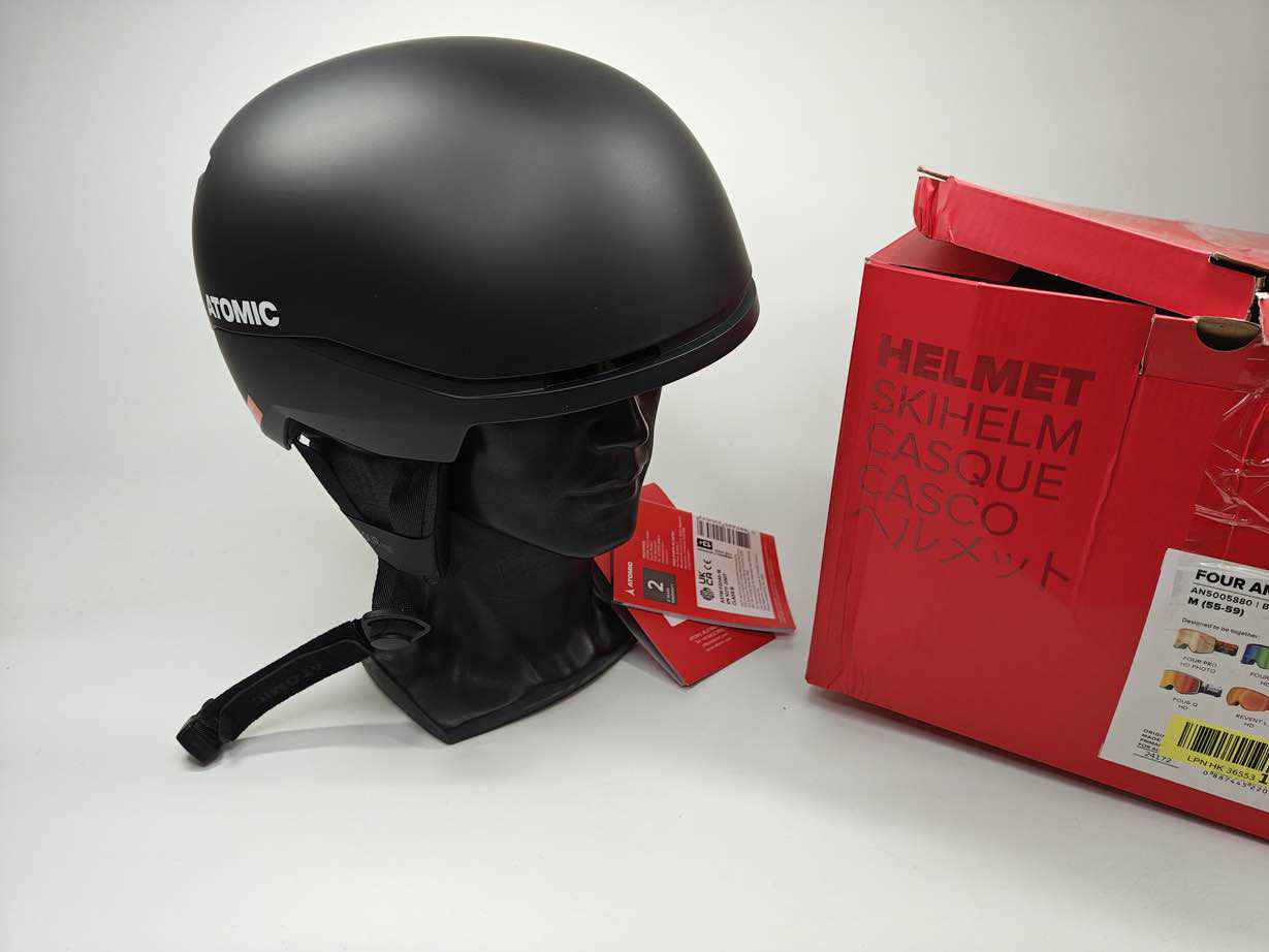 ATOMIC FOUR AMID Skihelm - Größe 55-59 cm #8125 - Black Forest Deals