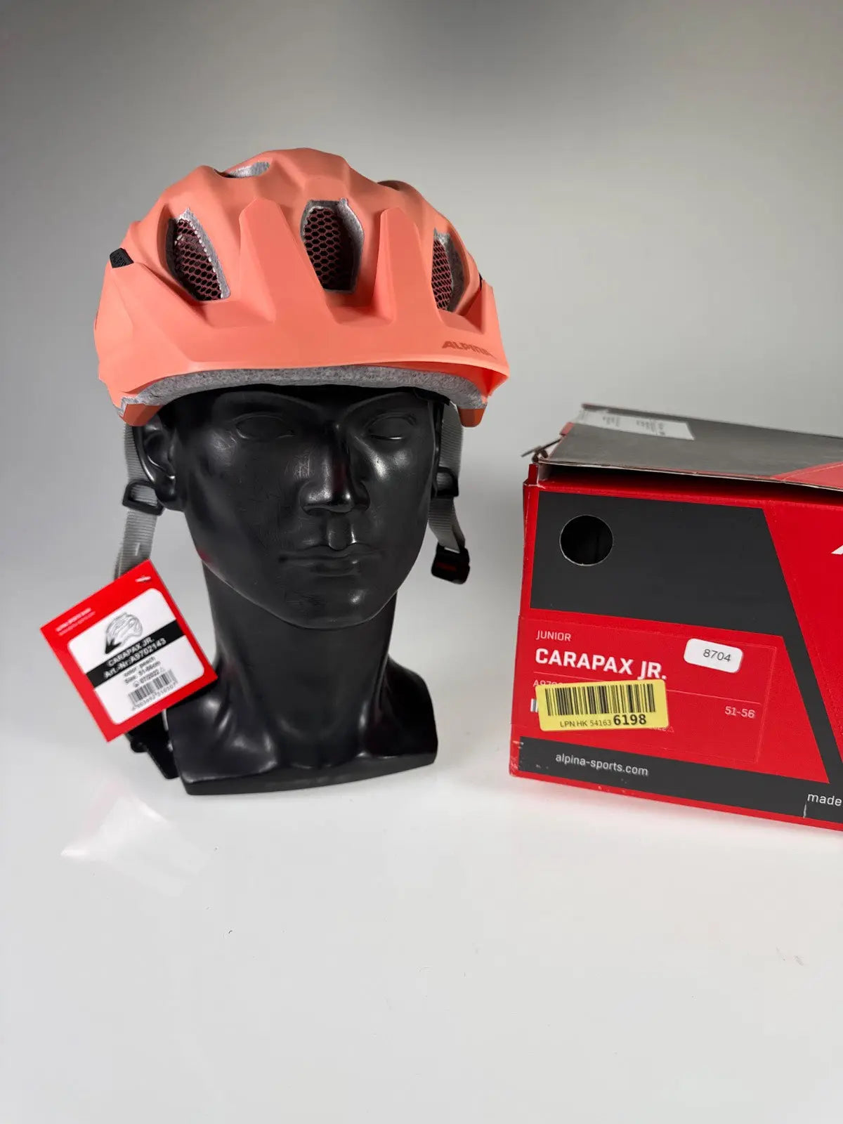 Alpina Carapax Junior Fahrradhelm - Größe 51-56cm #8704 
