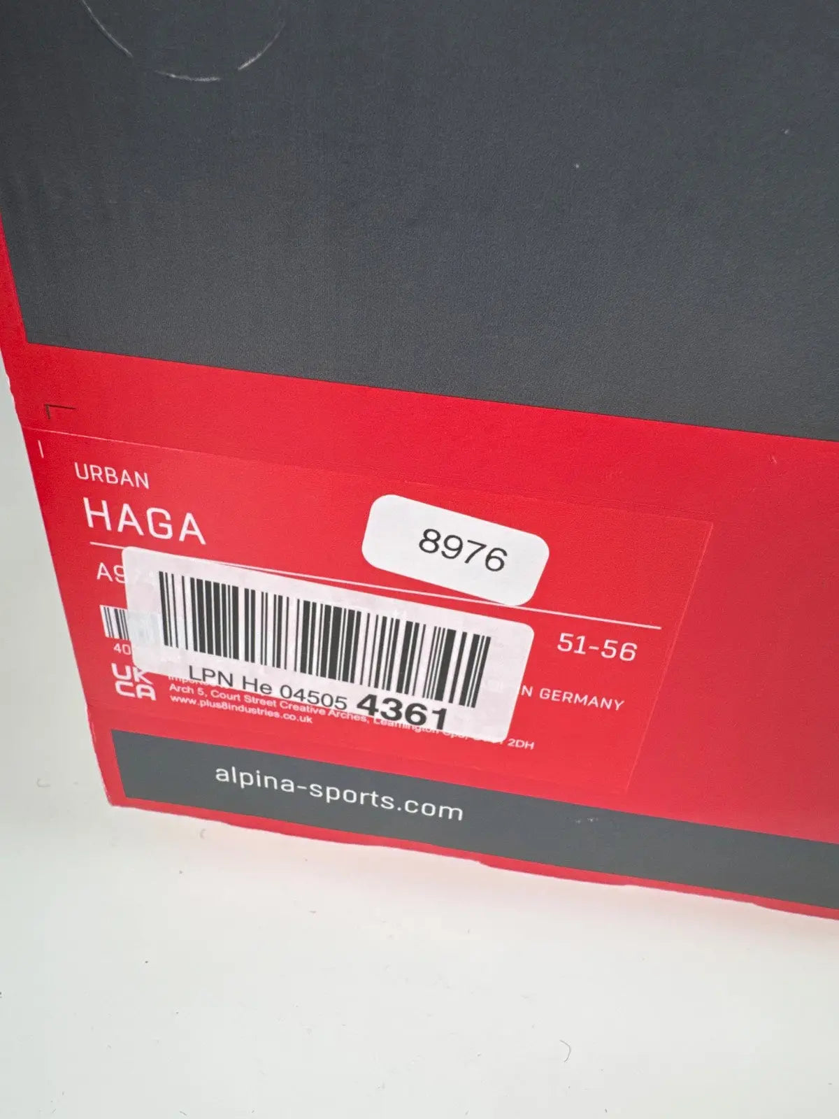 Alpina HAGA Fahrradhelm - Größe 51-56cm #8976 