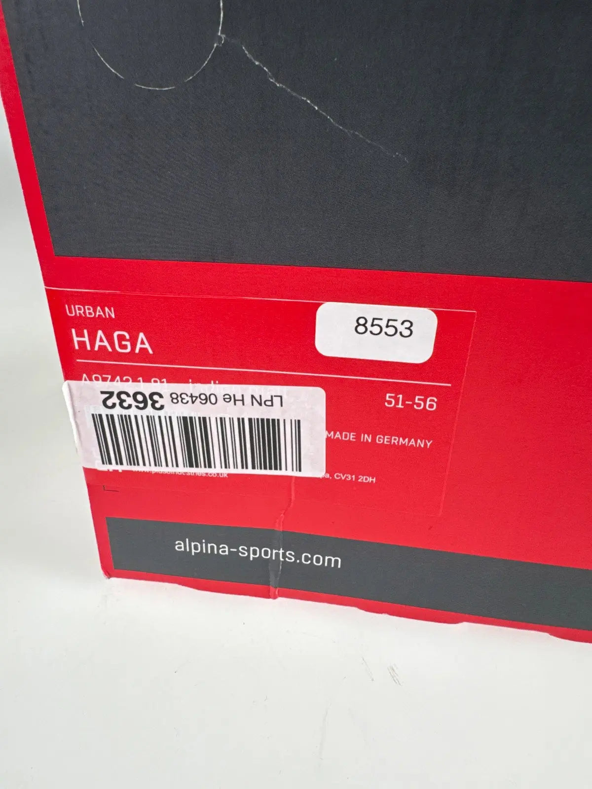 Alpina Haga Fahrradhelm - Größe 51-56cm #8553 