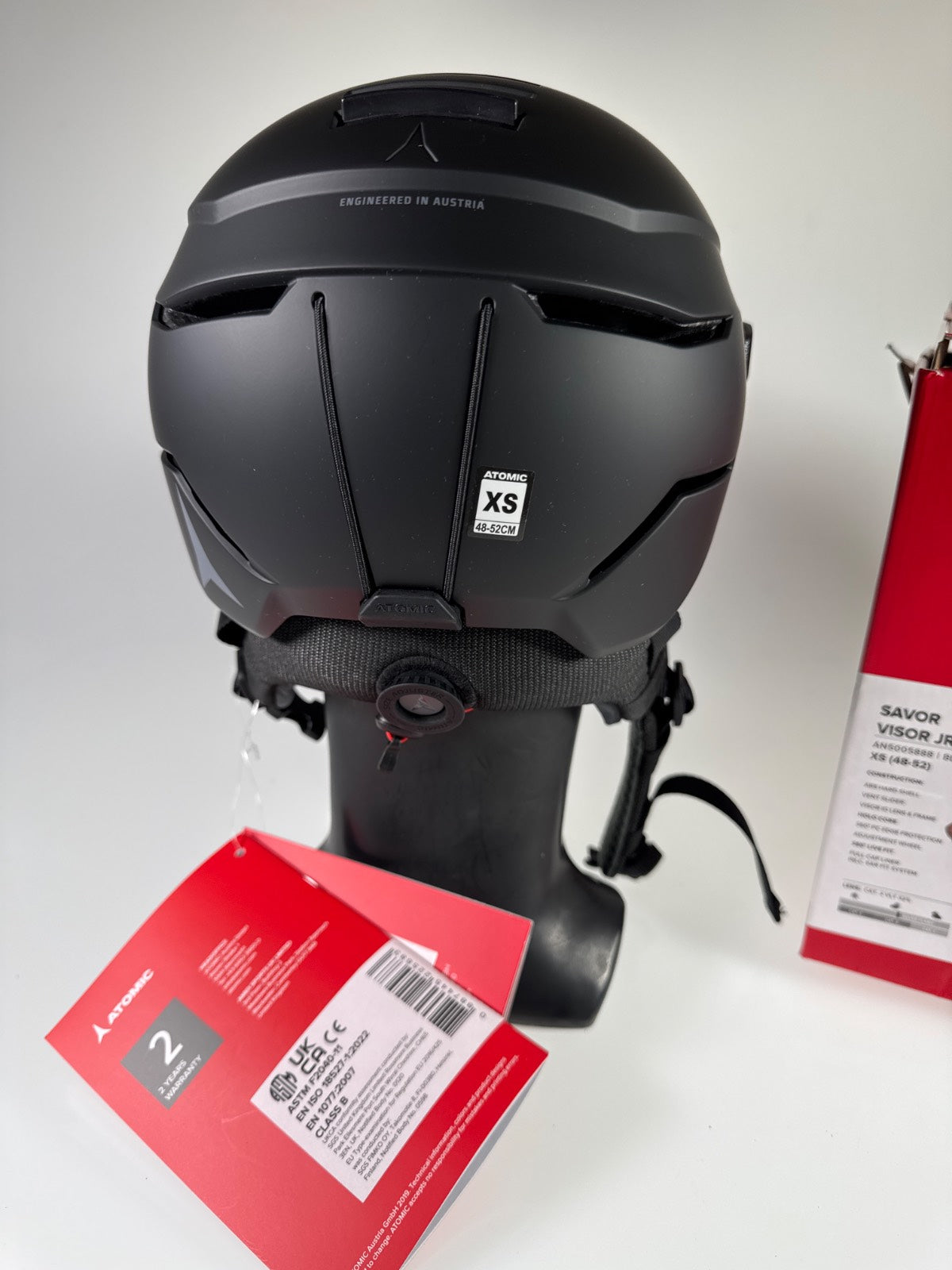Atomic Savor Visor JR Skihelm - Größe 48-52cm #8851 