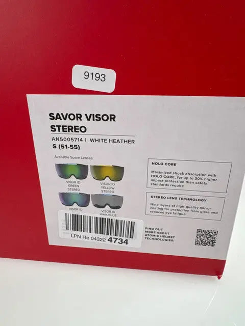 Atomic Savor Visor Skihelm - Größe 51-55cm #9193