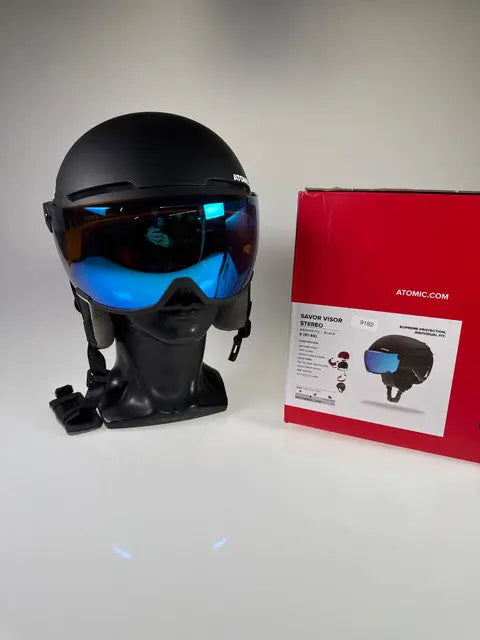 Atomic Savor Visor Stereo Skihelm - Größe 51-55cm #9182