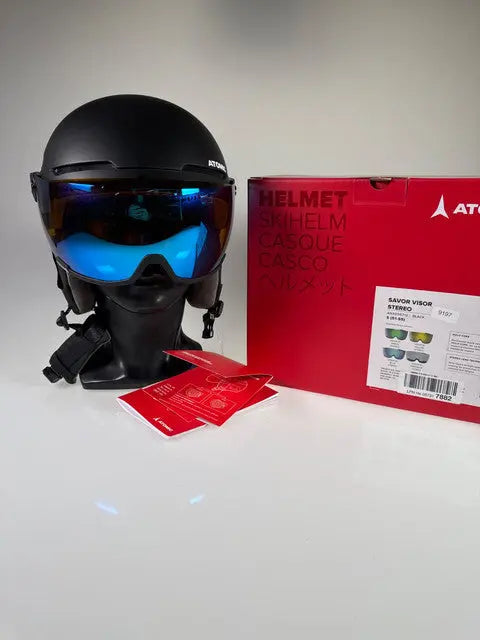 Atomic Savor Visor Stereo Skihelm - Größe 51-55cm #9197
