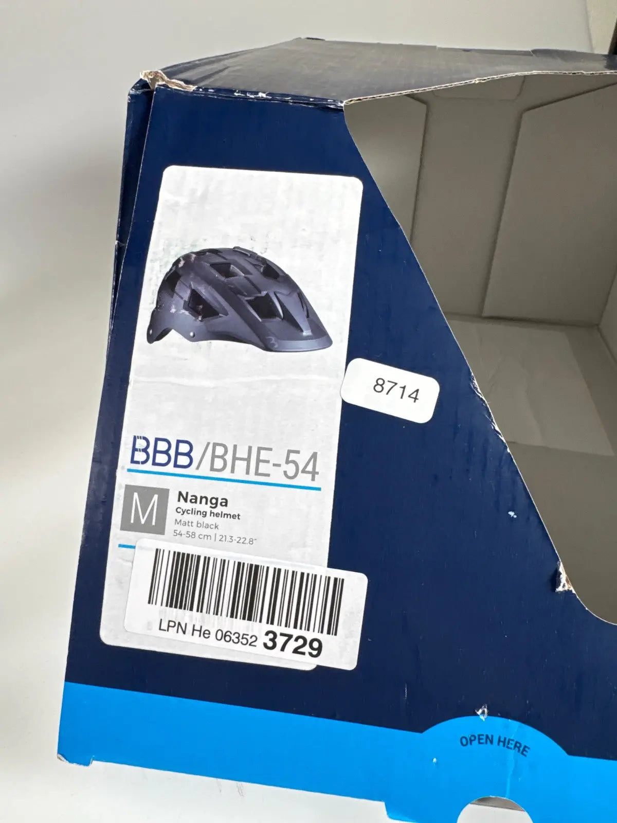 BBB Nanga Fahrradhelm - Größe 54-58cm #8714 