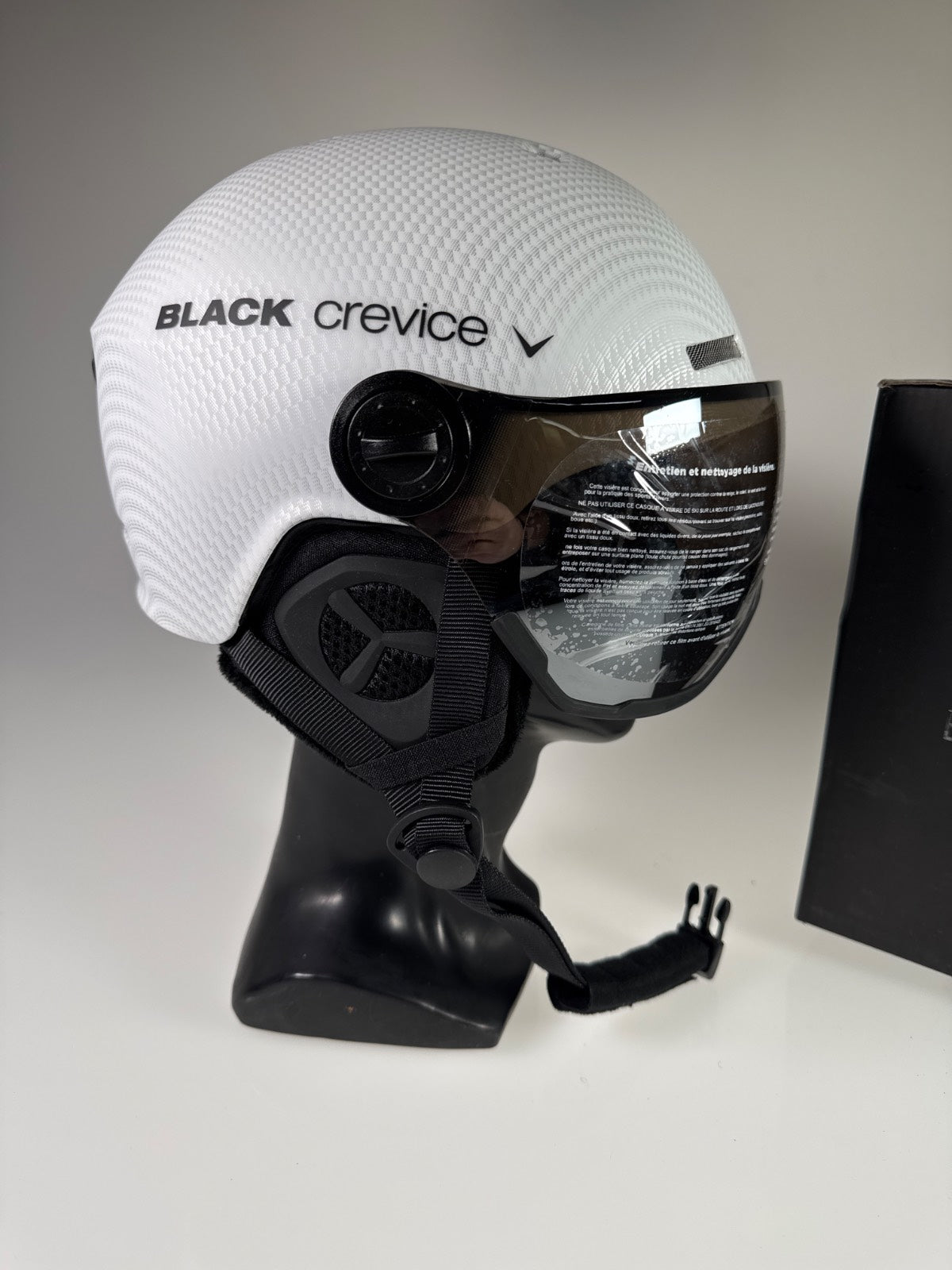 Black Crevice Gstaad Skihelm - Größe 51-54cm #8880 