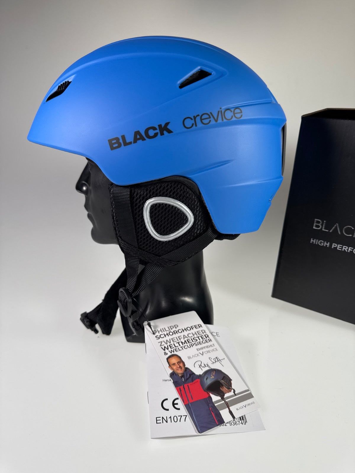 Black Kitzbühel Skihelm - Größe 59-60cm #8879 