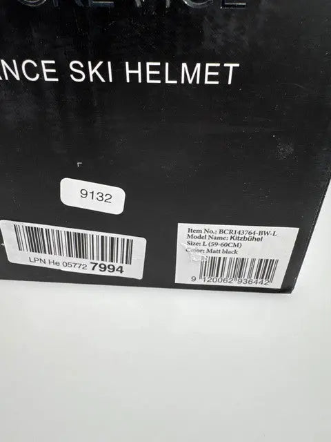 Black Kitzbühel Skihelm - Größe 59-60cm #9132 