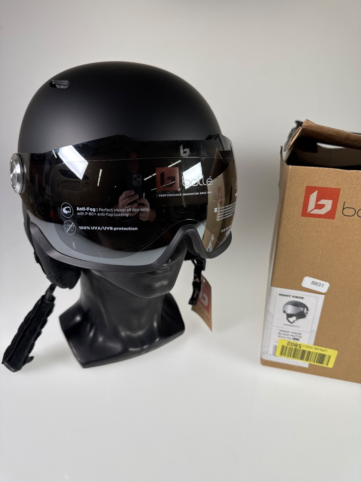 Bolle Might Visor Skihelm - Größe 52-55cm #8831 