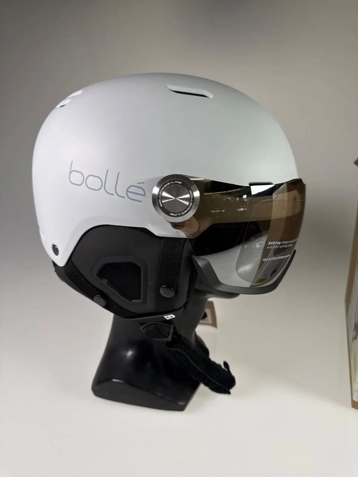 Bollé Might Visor Skihelm mit Visier weiß 55-59 cm #8926 