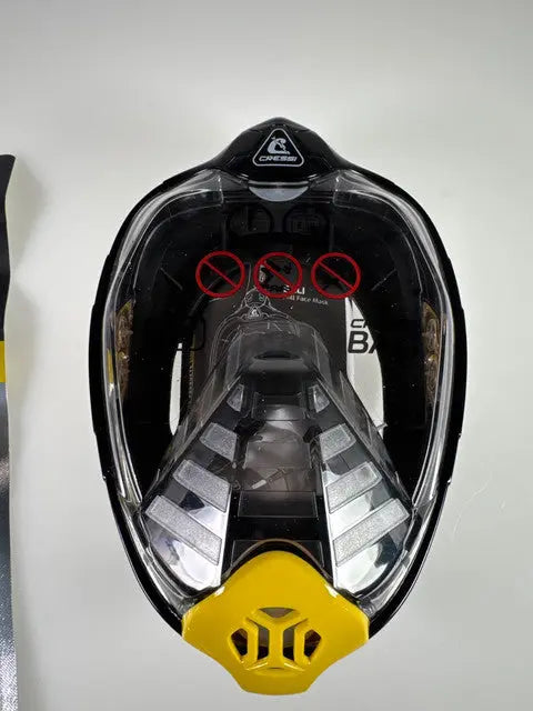 Cressi Bali Vollgesichts-Schnorchelmaske mit Kamera-Halter #9206 