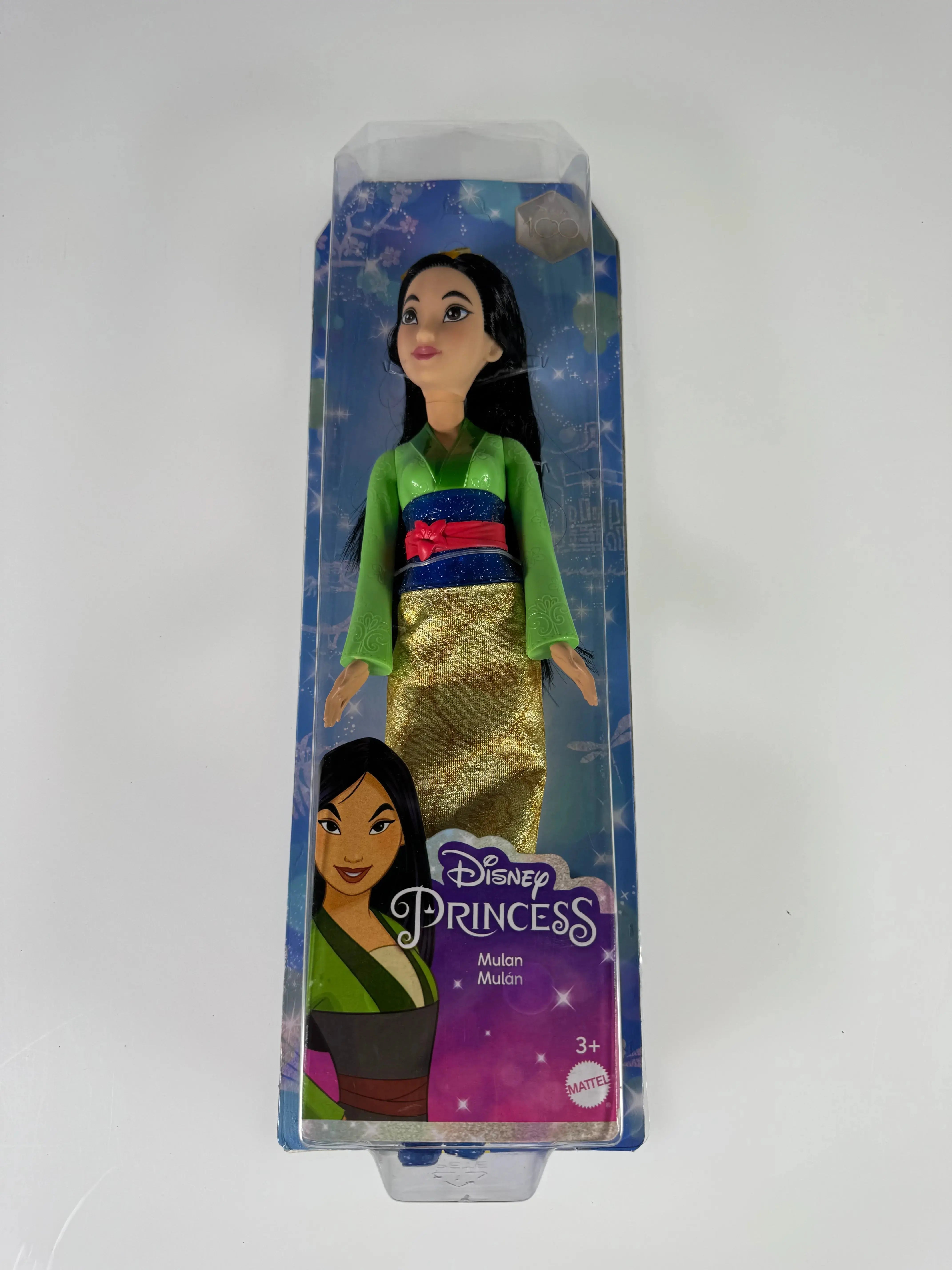 Disney Princess Mulan Modepuppe mit Glitzerkleid R1 