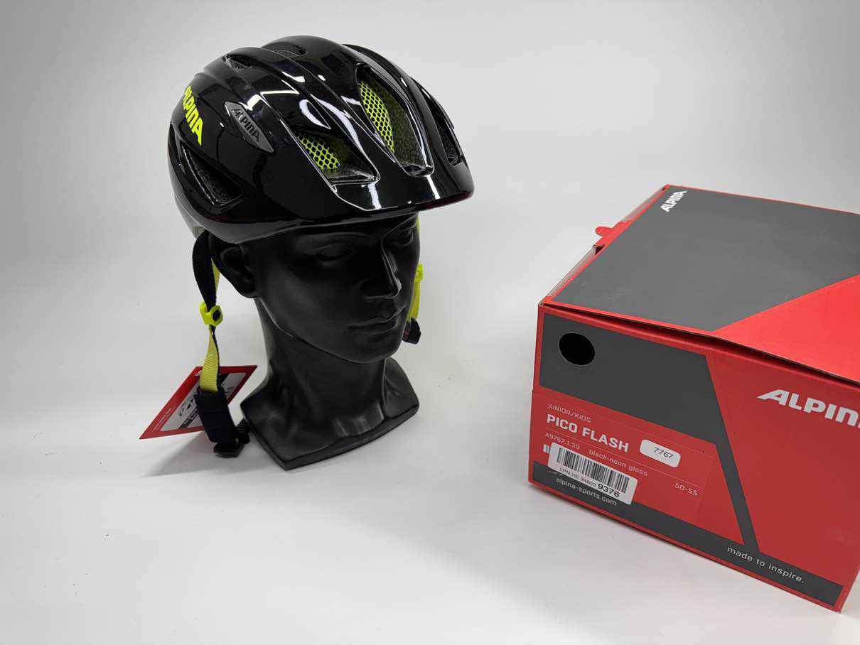 Alpina PICO Flash Fahrradhelm - Größe 50-55cm #7767