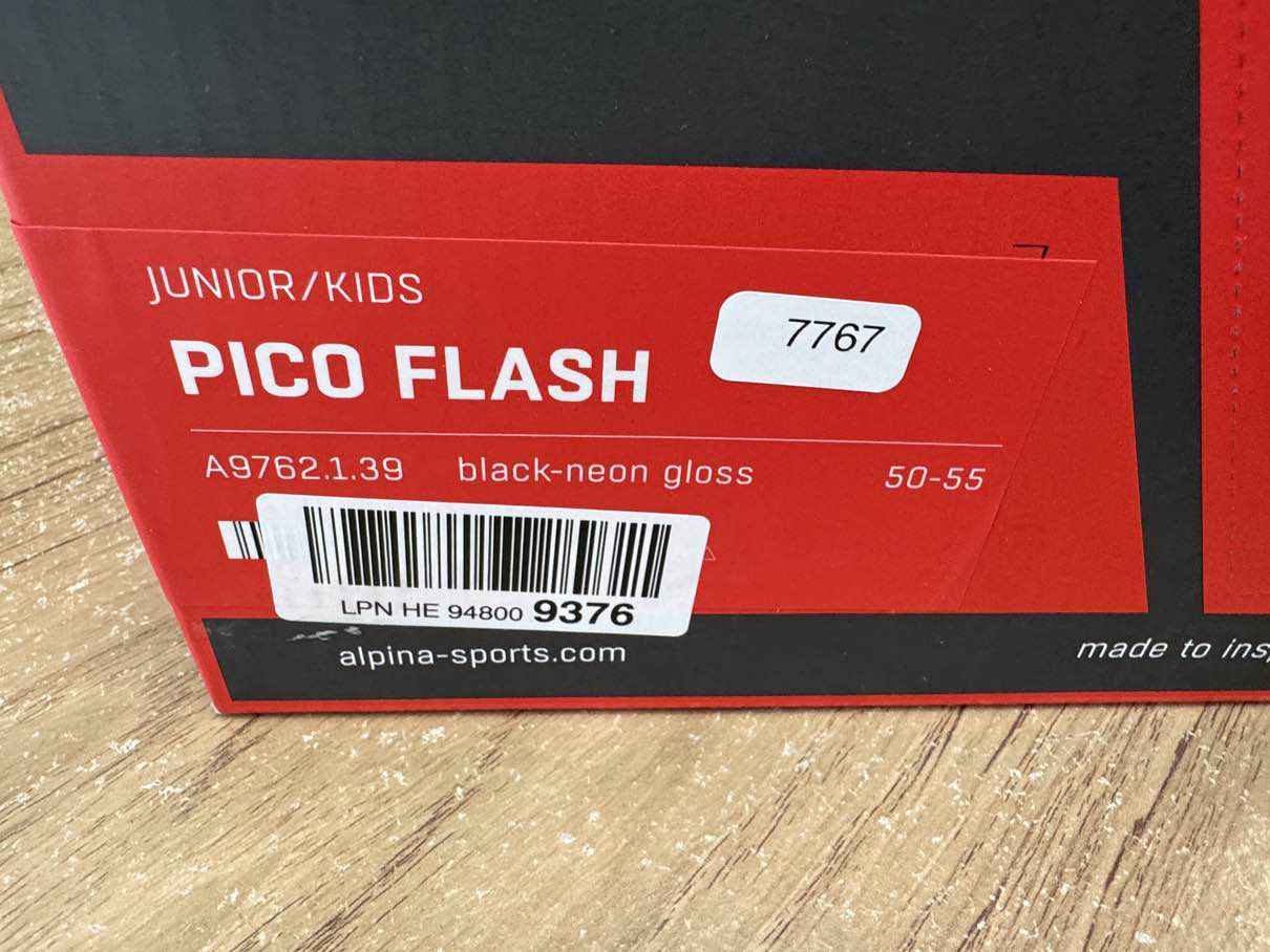 Alpina PICO Flash Fahrradhelm - Größe 50-55cm #7767