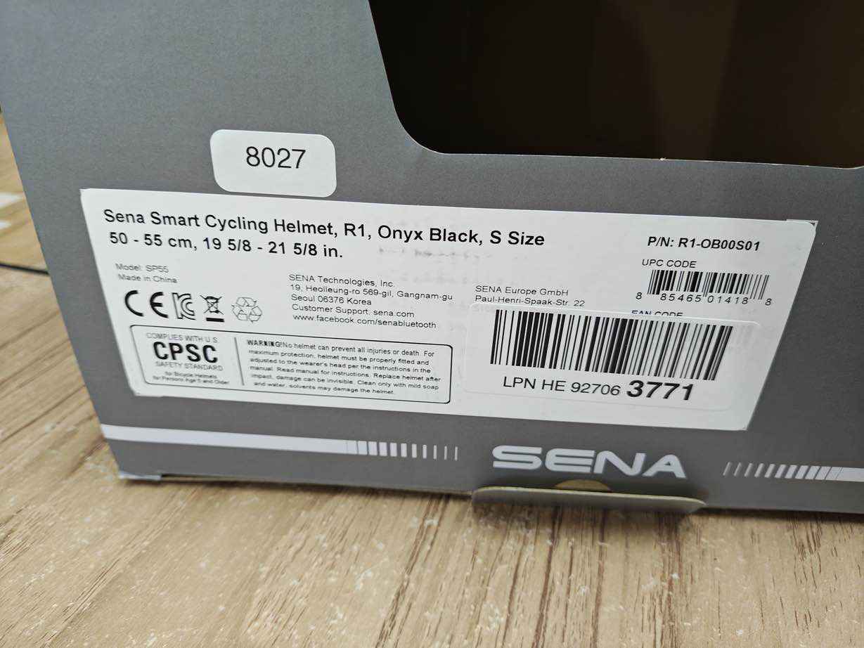 Sena R1 der Smarte Fahrradhelm - Größe 50-55 cm #8027