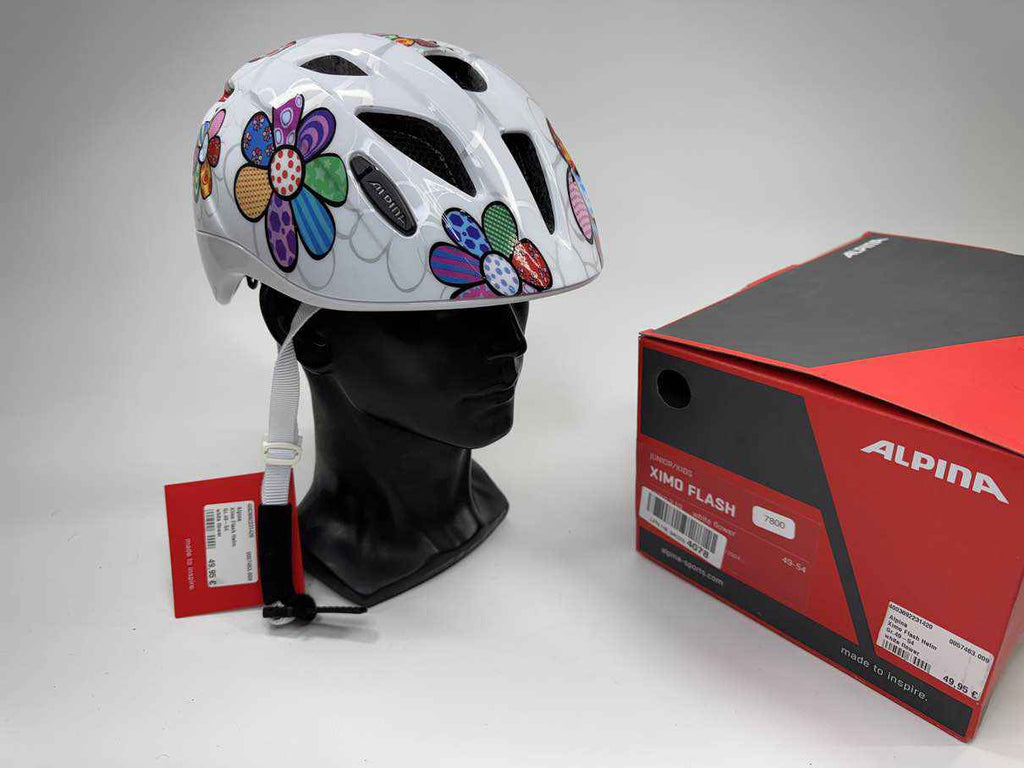 ALPINA XIMO FLASH Fahrradhelm - Größe 49-54cm #7800