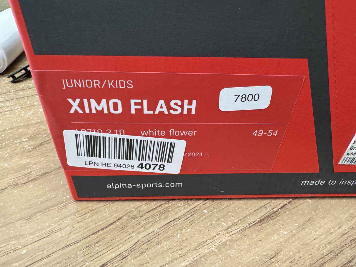 ALPINA XIMO FLASH Fahrradhelm - Größe 49-54cm #7800