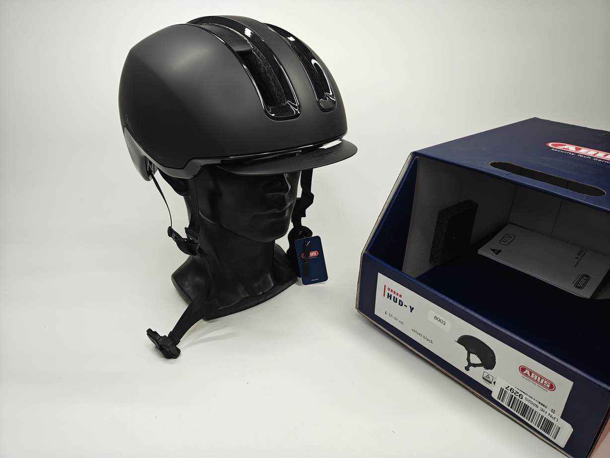 ABUS HUD-Y Fahrradhelm - Größe 57-61 cm #8003
