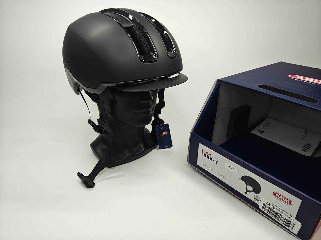 ABUS HUD-Y Fahrradhelm - Größe 57-61 cm #8003