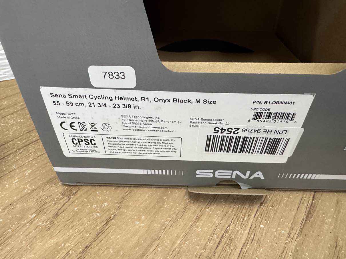 Sena R1 Smart Fahrradhelm - Größe 55-59 cm #7833