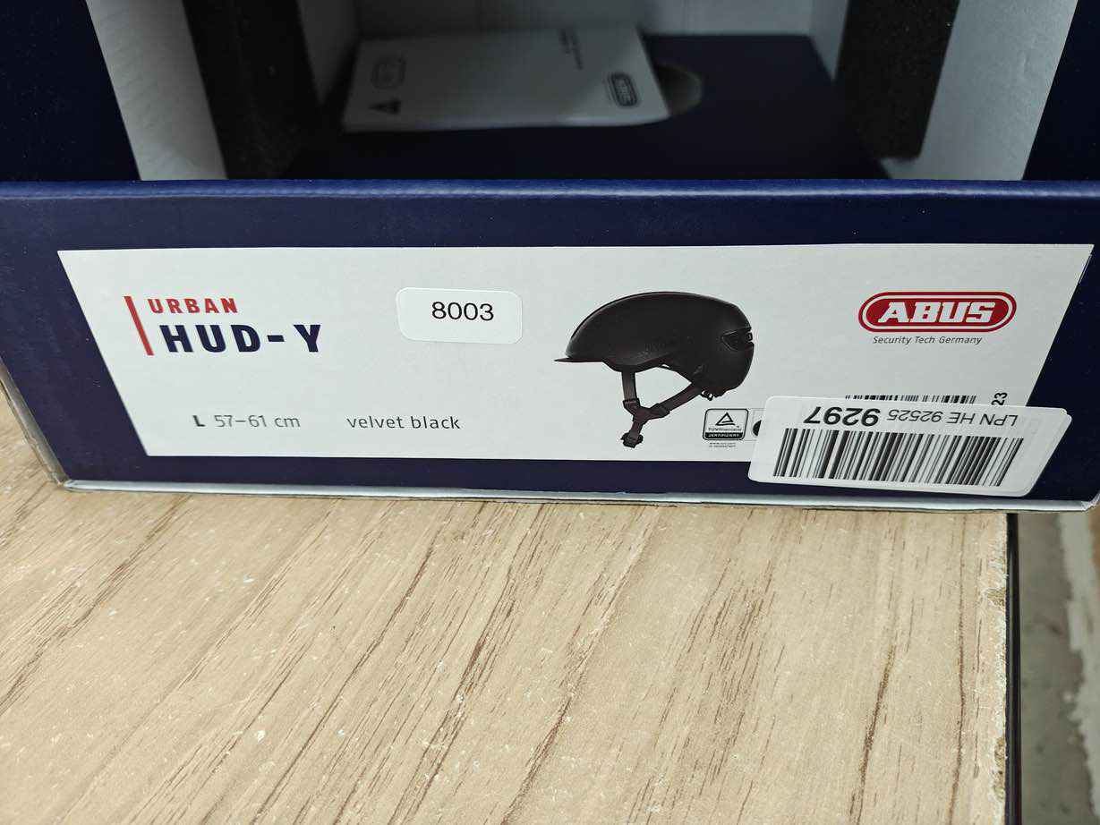 ABUS HUD-Y Fahrradhelm - Größe 57-61 cm #8003