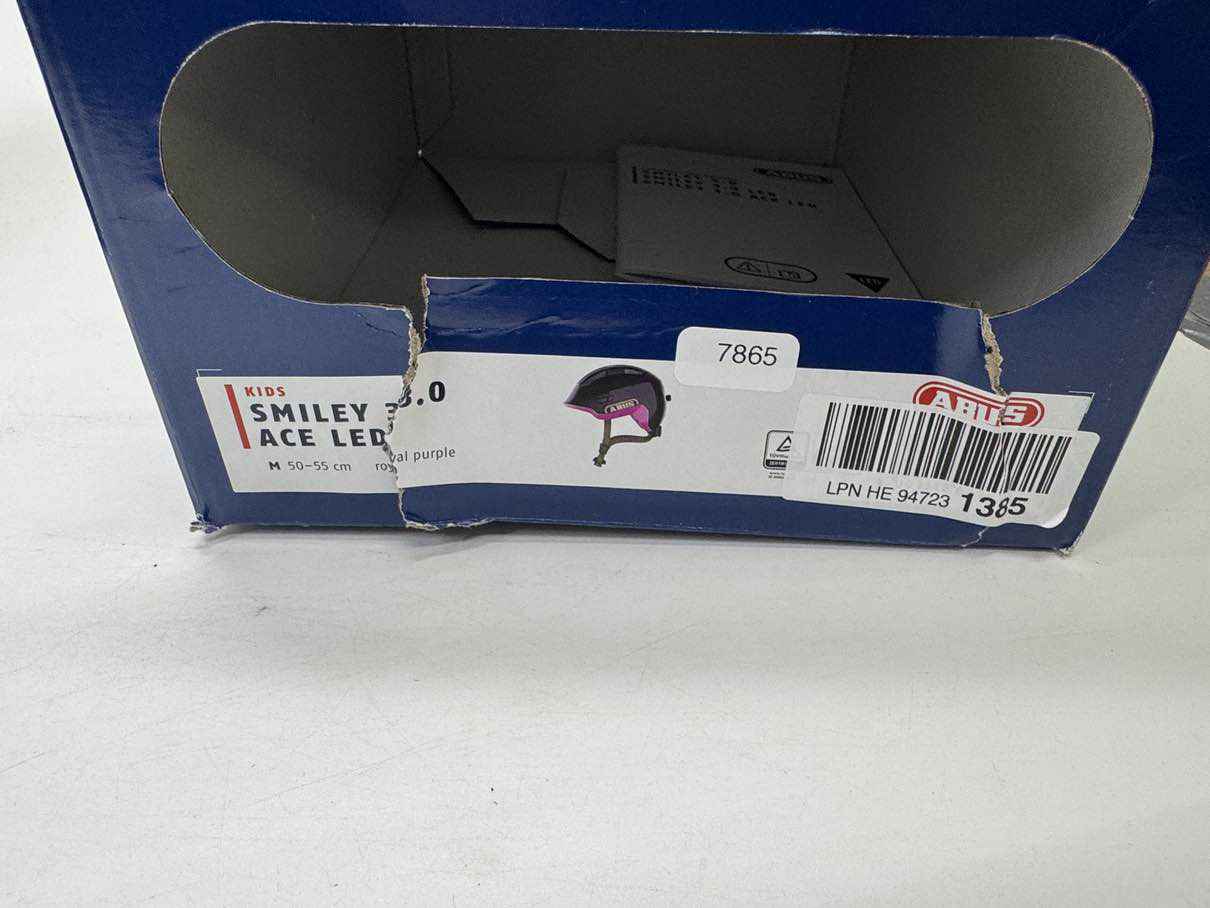 ABUS Smiley 3.0 ACE LED Fahrradhelm - Größe 50-55 cm #7865
