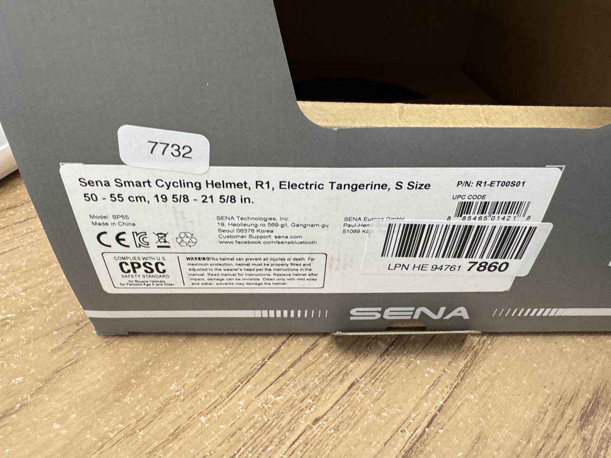 Sena R1 Smart Fahrradhelm - Größe 50-55cm #7732