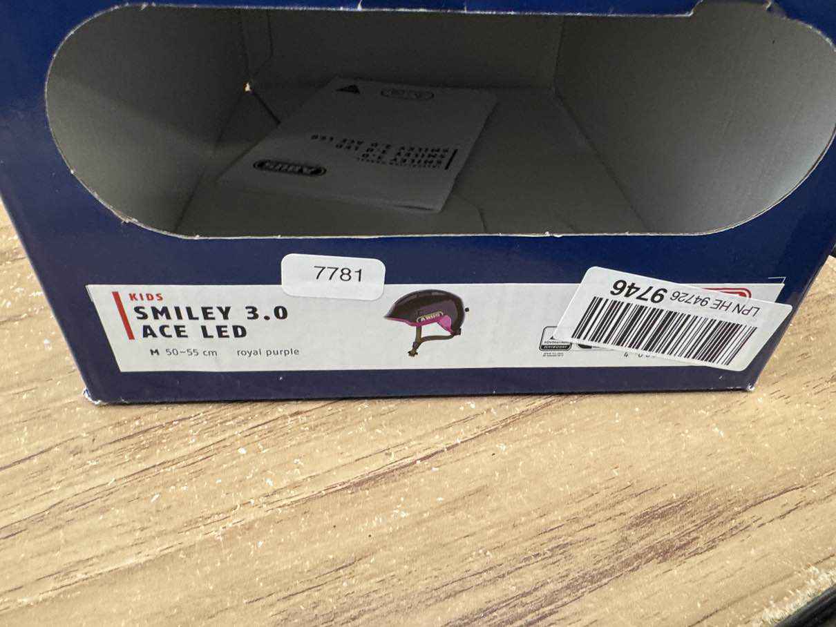 ABUS Smiley 3.0 ACE LED Fahrradhelm - Größe 50-55cm #7781