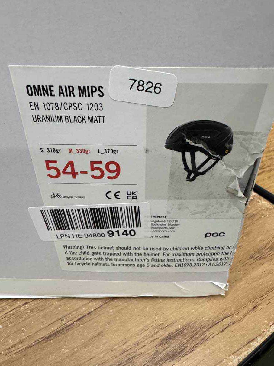 POC Omne Air MIPS Fahrradhelm - Größe 54-59cm #7826