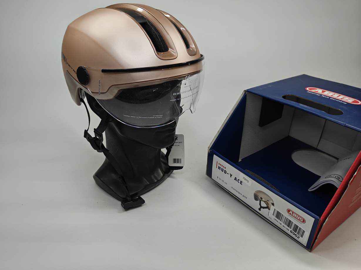 ABUS HUD-Y ACE Fahrradhelm - Größe 51-55 cm #7970