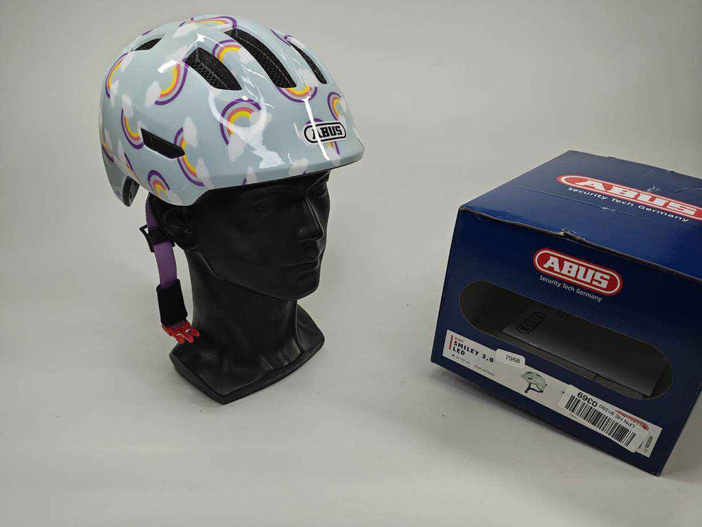 ABUS Smiley 3.0 LED Fahrradhelm - Größe 50-55 cm #7968