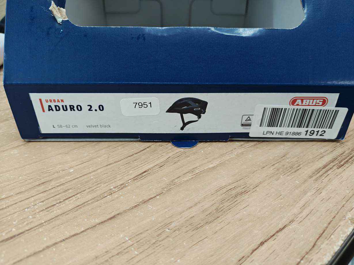 Abus Aduro 2.0 Fahrradhelm - Größe 58-62 cm #7951