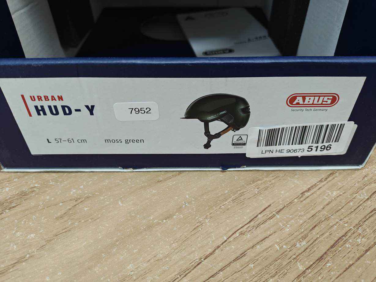 ABUS HUD-Y Fahrradhelm - Größe 57-61 cm #7952