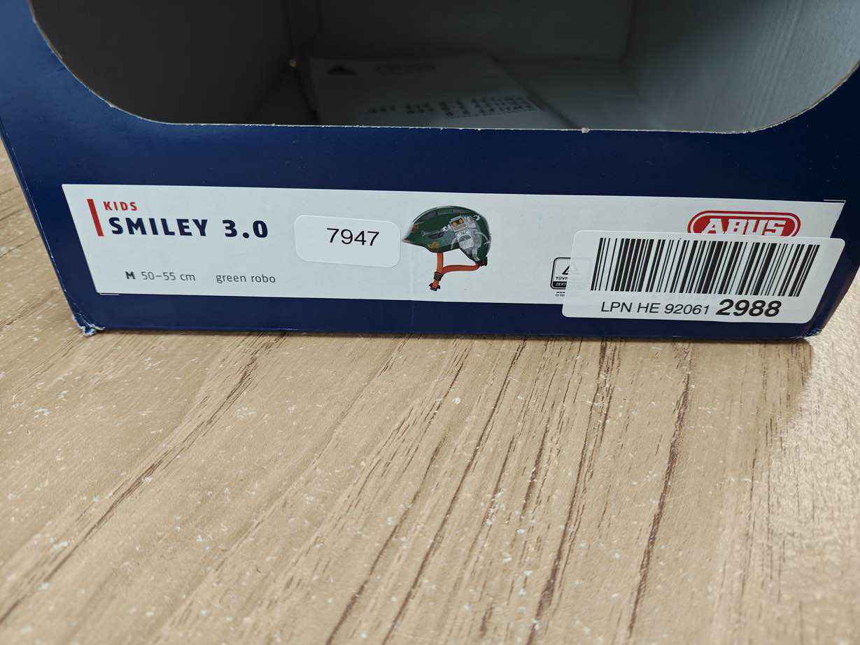 ABUS Smiley 3.0 Fahrradhelm - Größe 50-55 cm #7947