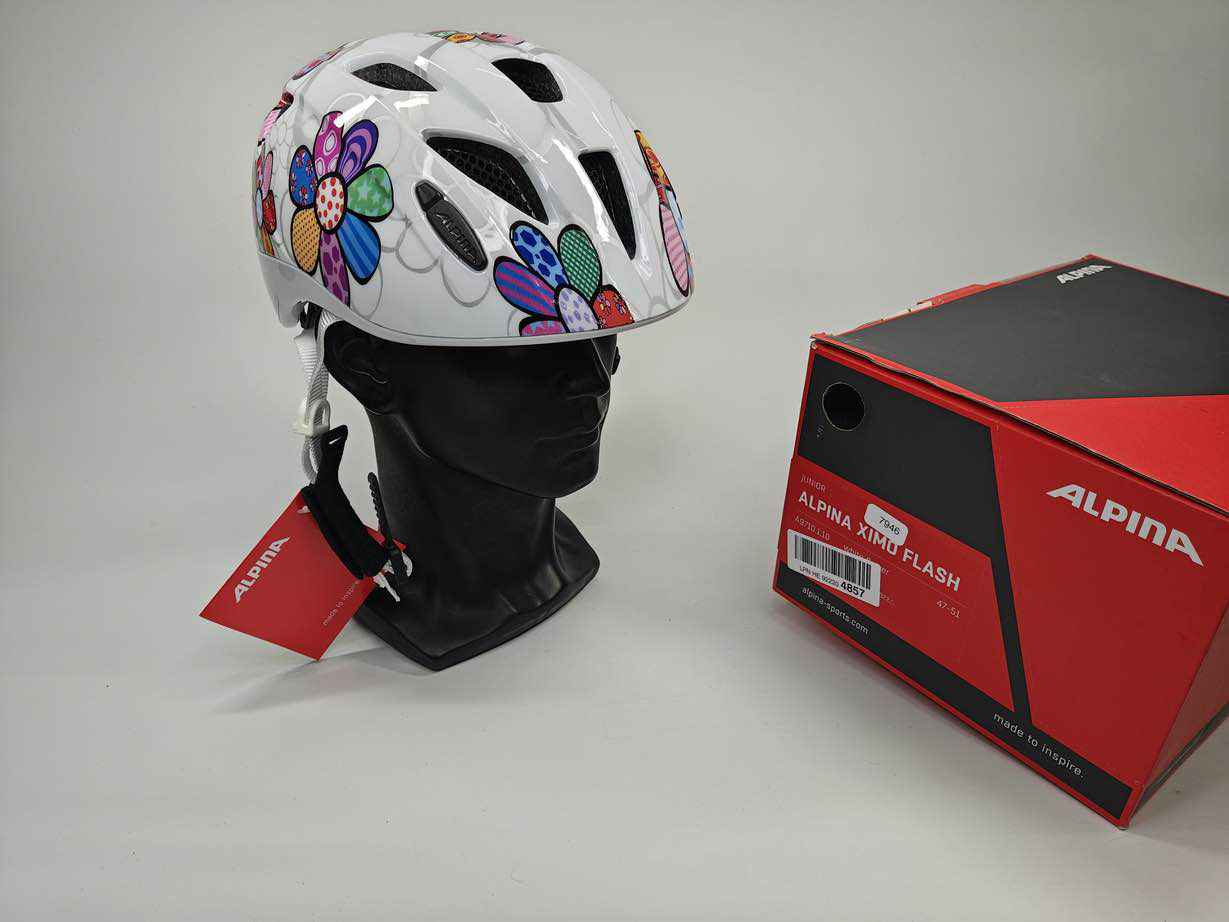 ALPINA XIMO FLASH Fahrradhelm - Größe 47-51 cm #7946