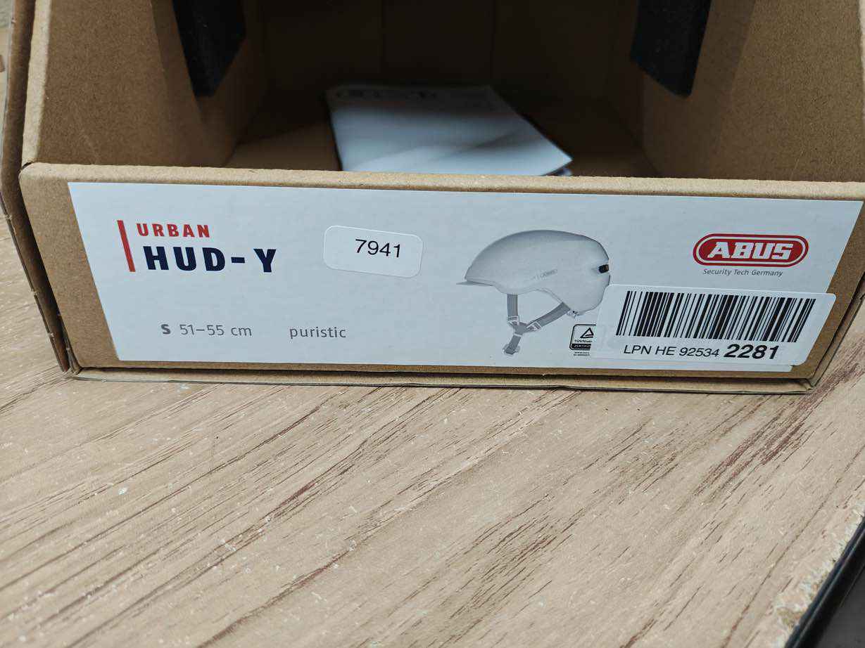 ABUS HUD-Y Fahrradhelm - Größe 51-55 cm #7941