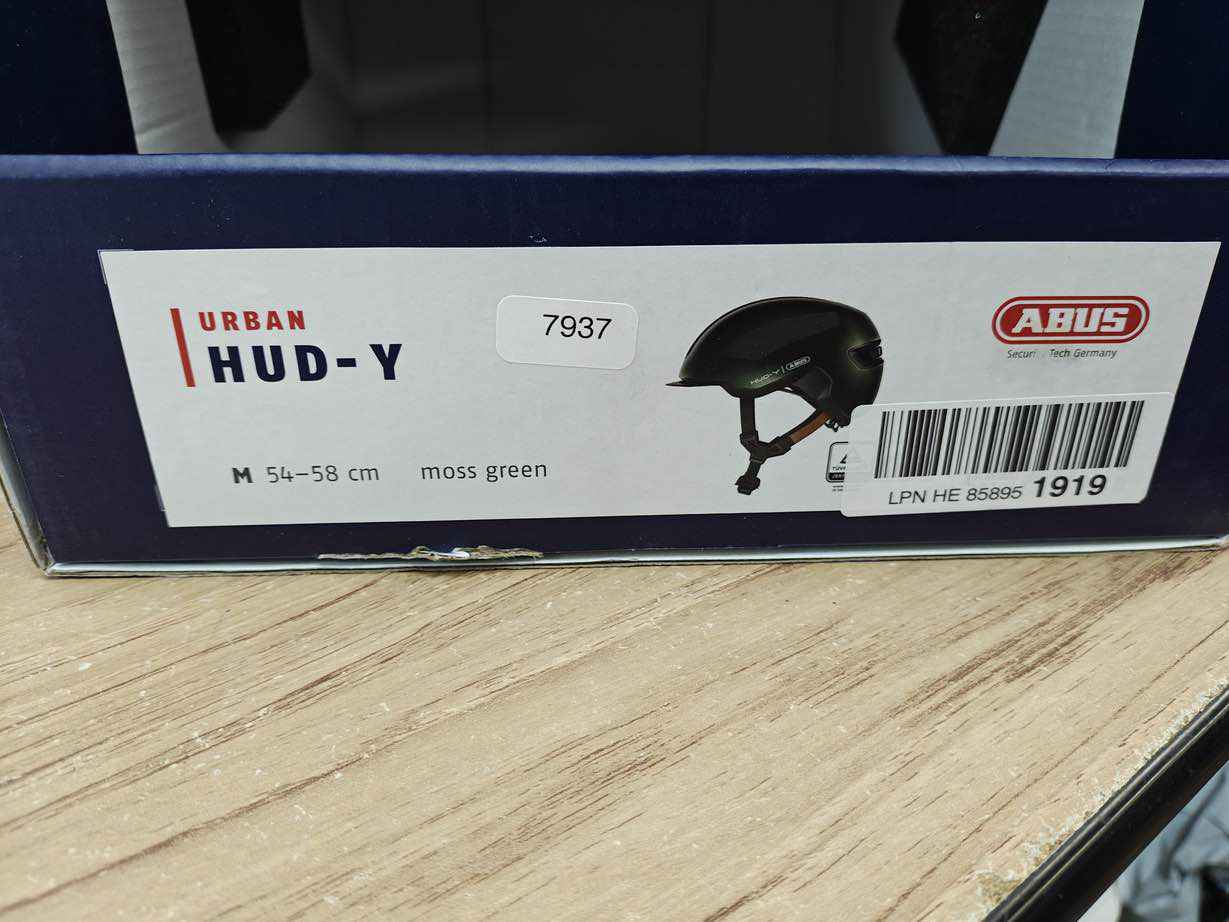 ABUS HUD-Y Fahrradhelm - Größe 54-58 cm #7937