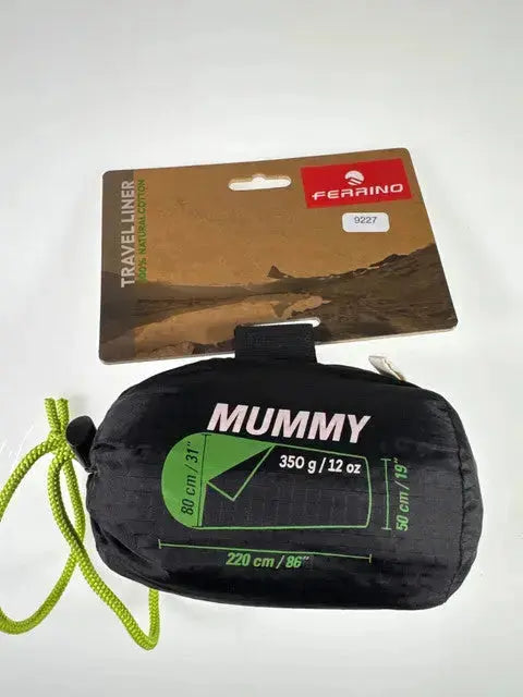 Ferrino Travel Mummy Schlafsack 220x80x50 cm Weiß #9227 